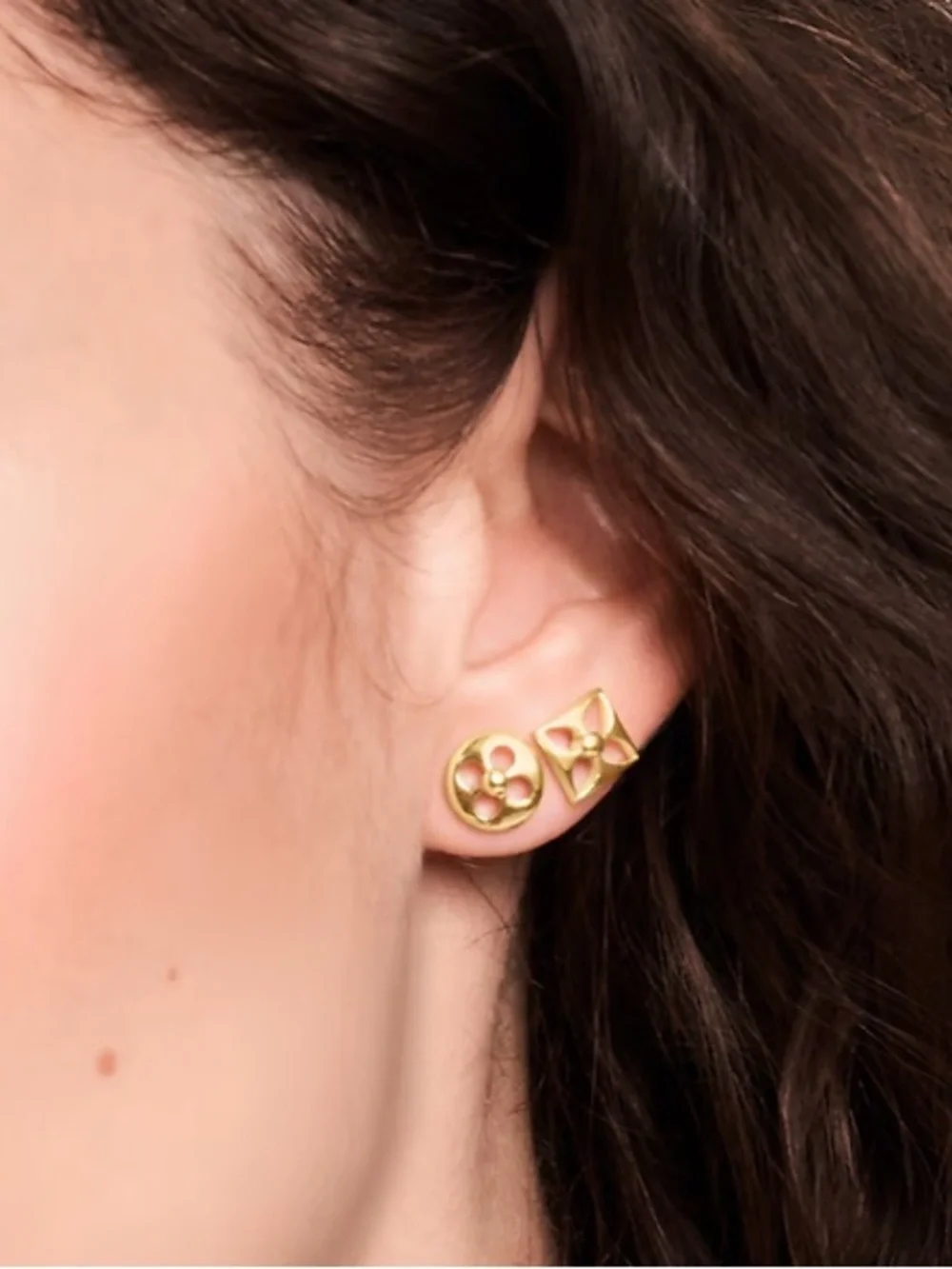 Louis Vuitton Crazy in lock earring set 3 piece